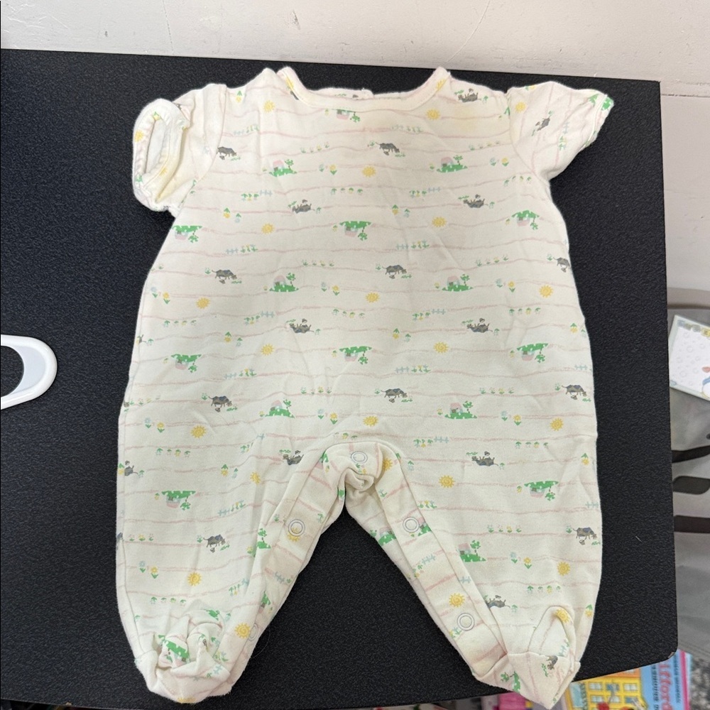 Cherokee 90’s adorable footie romper